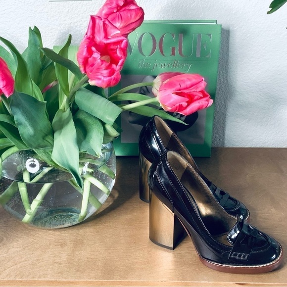 Dolce Gabbana Penny Loafer Pumps - Picture 1 of 8